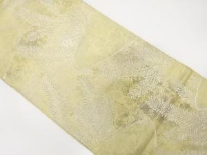 アンティーク　若松模様織り出し袋帯（材料）